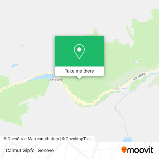Calmut Gipfel map