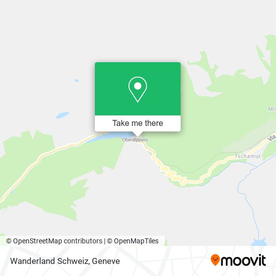 Wanderland Schweiz map