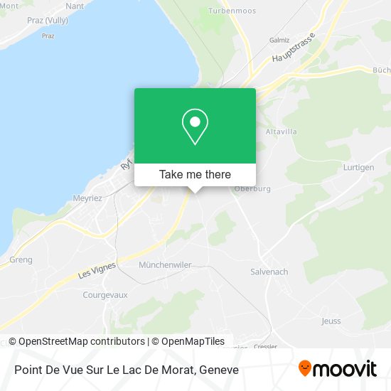 Point De Vue Sur Le Lac De Morat plan