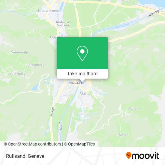 Rüfisand map