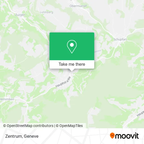Zentrum map