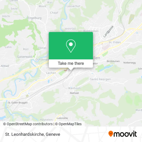 St. Leonhardskirche map