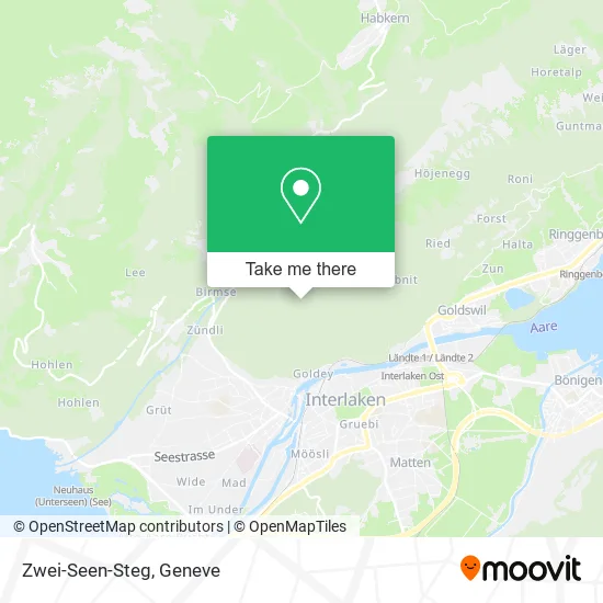 Zwei-Seen-Steg map