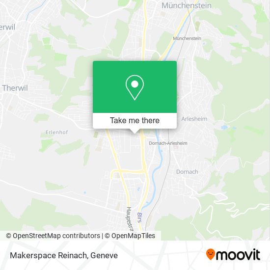 Makerspace Reinach map