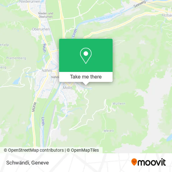 Schwändi map