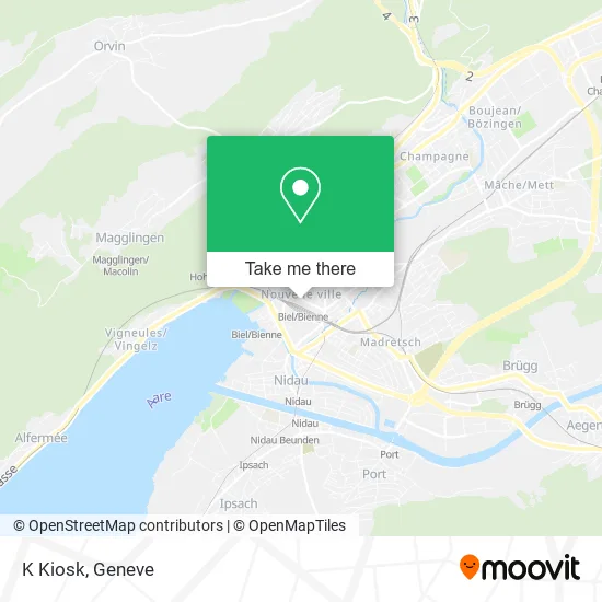 K Kiosk map