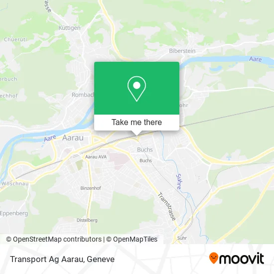 Transport Ag Aarau map