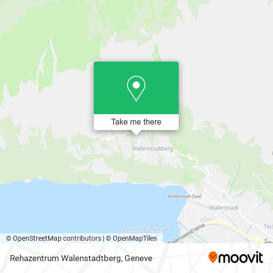 Rehazentrum Walenstadtberg map