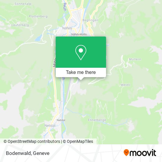 Bodenwald map