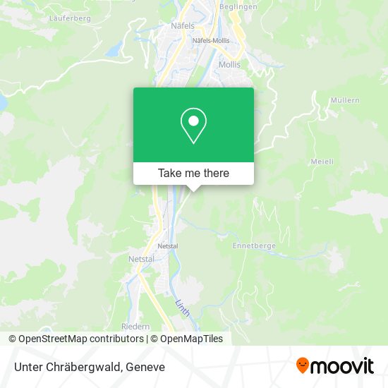 Unter Chräbergwald map