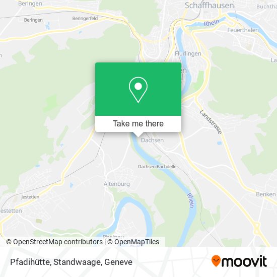 Pfadihütte, Standwaage map