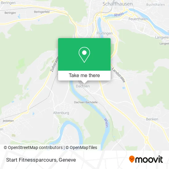 Start Fitnessparcours map