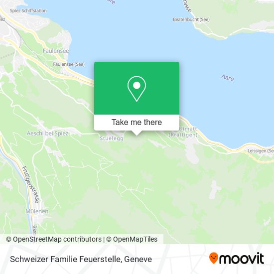 Schweizer Familie Feuerstelle map