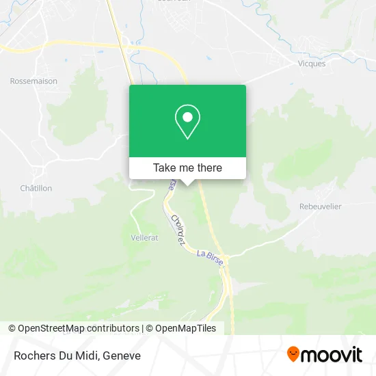 Rochers Du Midi map