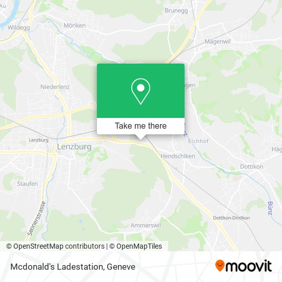 Mcdonald's Ladestation map
