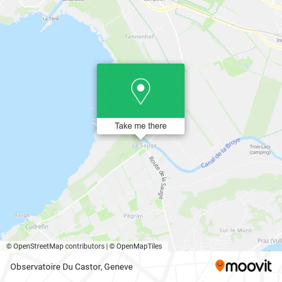 Observatoire Du Castor map