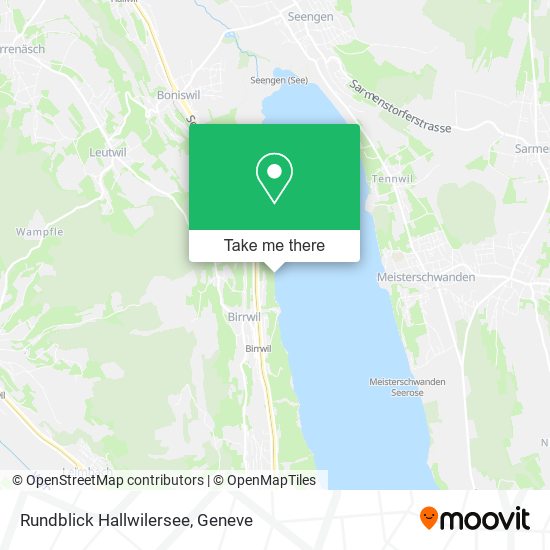 Rundblick Hallwilersee map