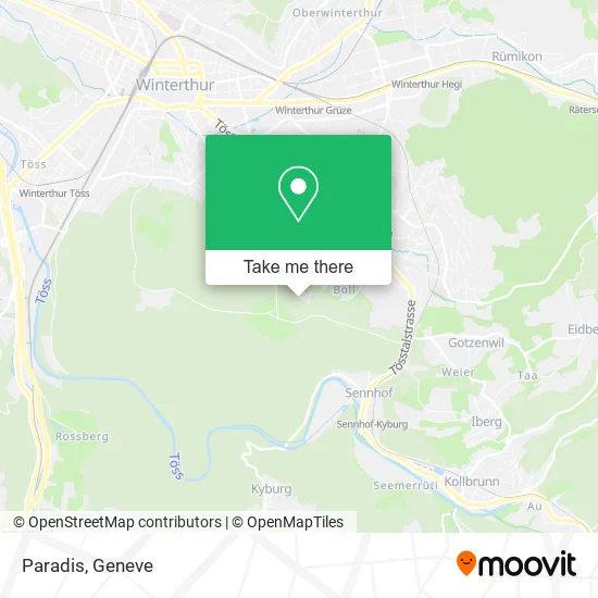 Paradis map