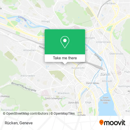 Rücken map
