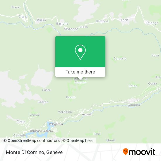 Monte Di Comino map