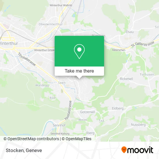 Stocken map