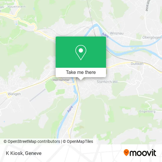 K Kiosk map