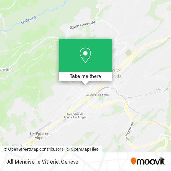 Jdl Menuiserie Vitrerie map