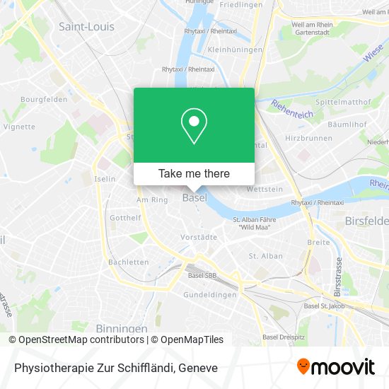 Physiotherapie Zur Schiffländi map