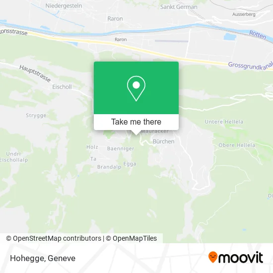 Hohegge map