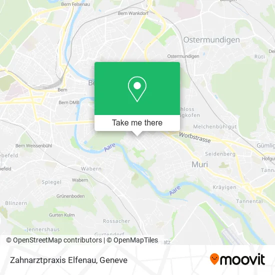 Zahnarztpraxis Elfenau map