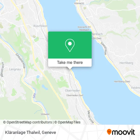 Kläranlage Thalwil map