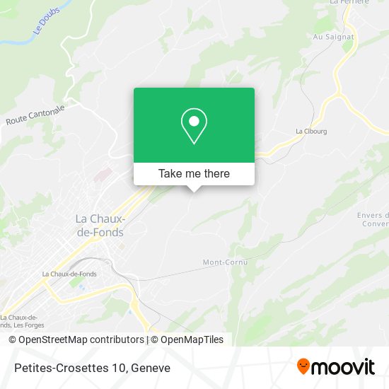 Petites-Crosettes 10 map