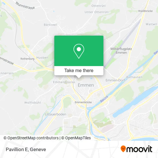 Pavillion E map