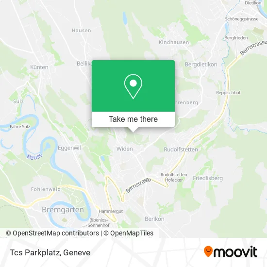 Tcs Parkplatz map