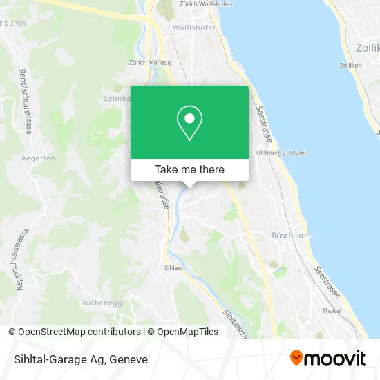 Sihltal-Garage Ag map