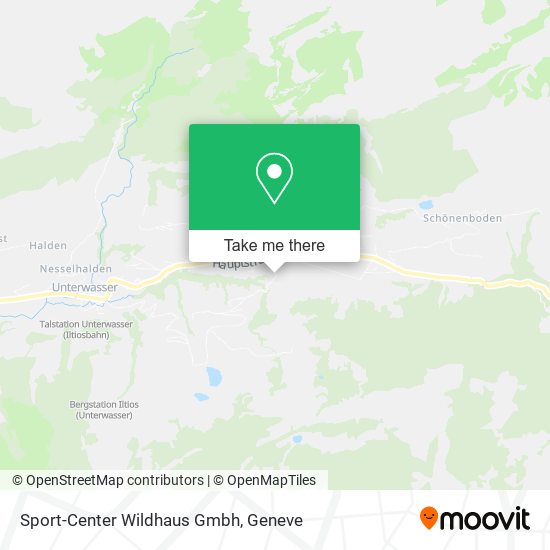 Sport-Center Wildhaus Gmbh map