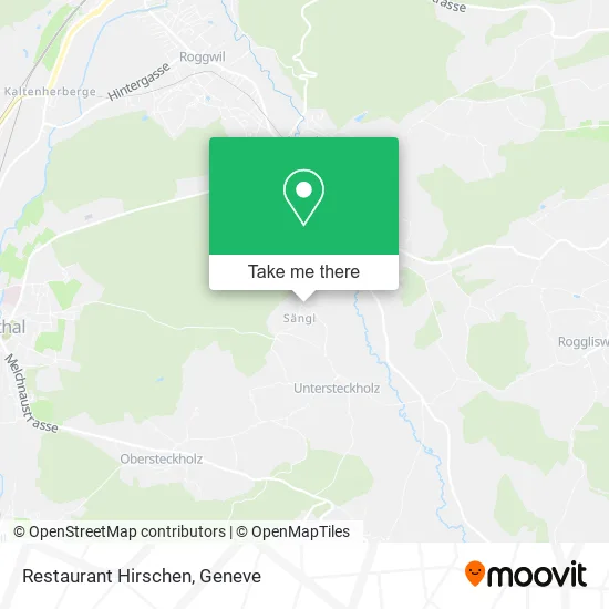 Restaurant Hirschen map