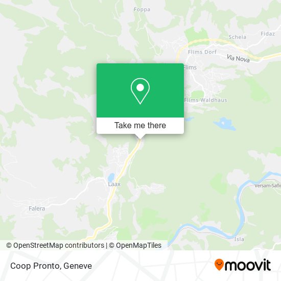 Coop Pronto map