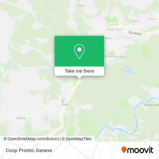 Coop Pronto map