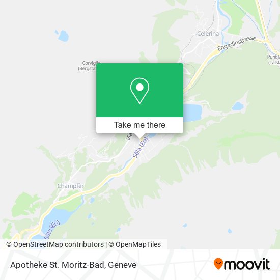 Apotheke St. Moritz-Bad map