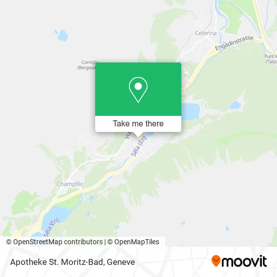 Apotheke St. Moritz-Bad map