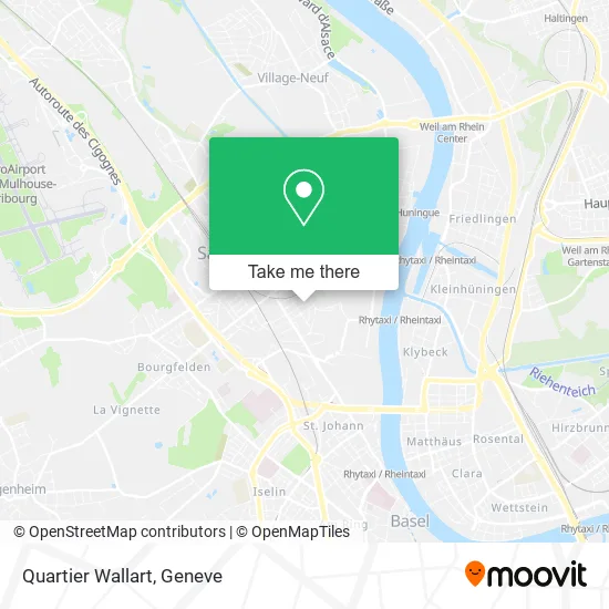 Quartier Wallart map