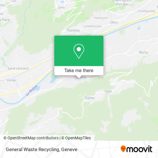 General Waste Recycling map