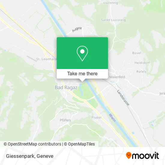 Giessenpark map