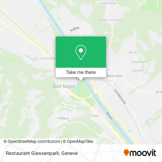 Restaurant Giessenpark map