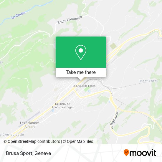 Brusa Sport map