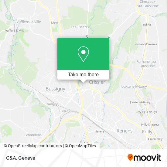 C&A map