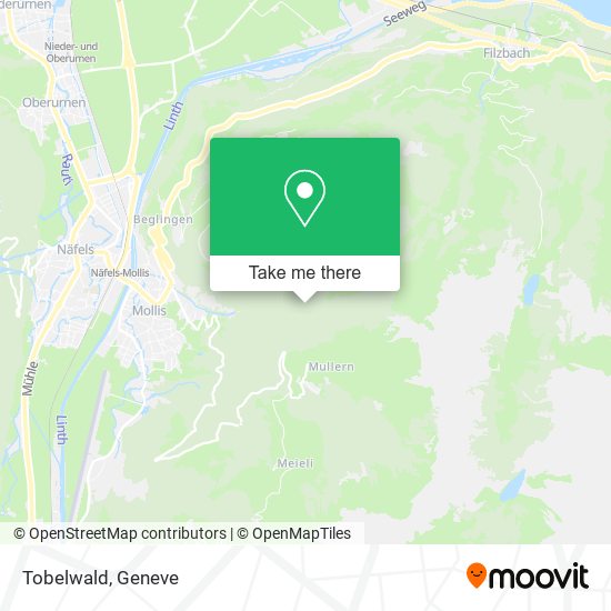 Tobelwald map