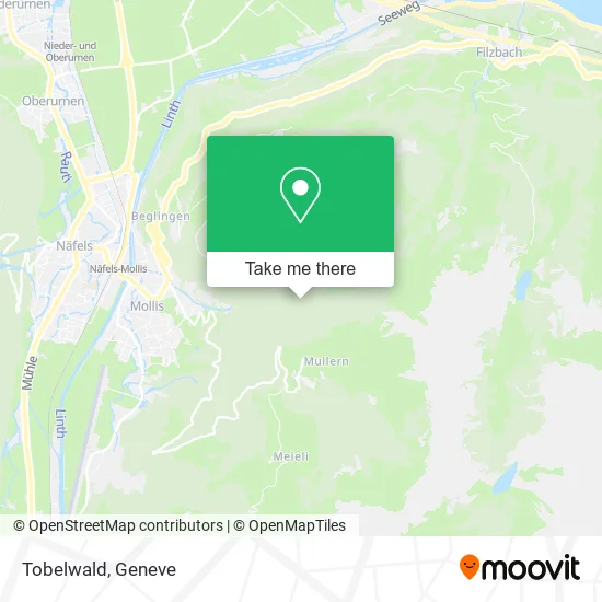 Tobelwald map