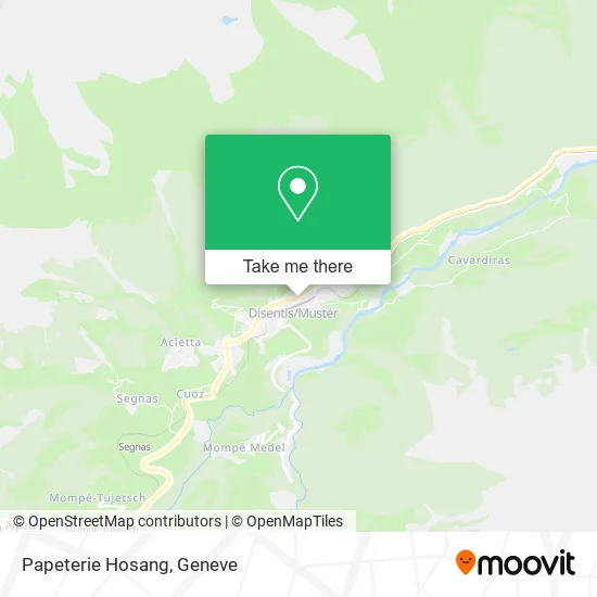Papeterie Hosang map